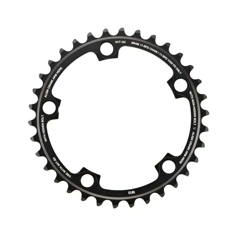 SRAM Red/Force/Rival22 X-Glide R 34-tooth Yaw 11-sp S2 C-ring in Black