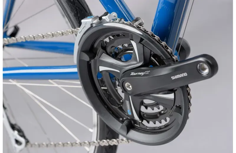 2021 Ridgeback Velocity Open Frame Hybrid Bike in Blue-7