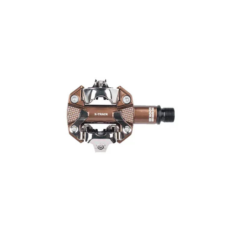 Look X-Track Gravel Pedal w/Cleats in Gold