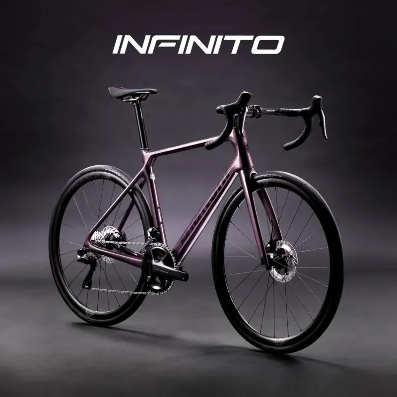 Bianchi Infinito 105 Di2 Road Bike in Purple-2