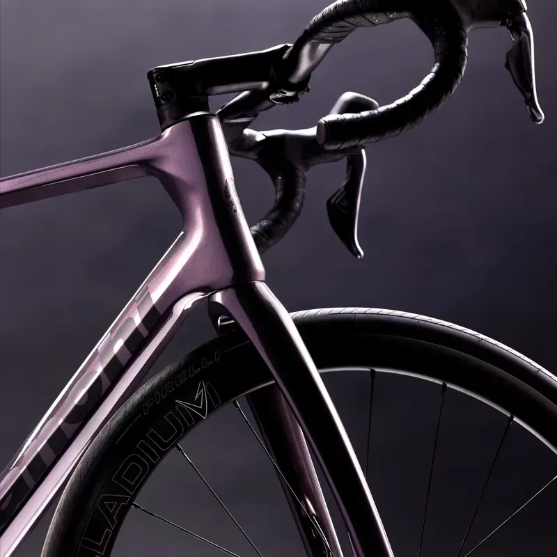 Bianchi Infinito 105 Di2 Road Bike in Purple-5