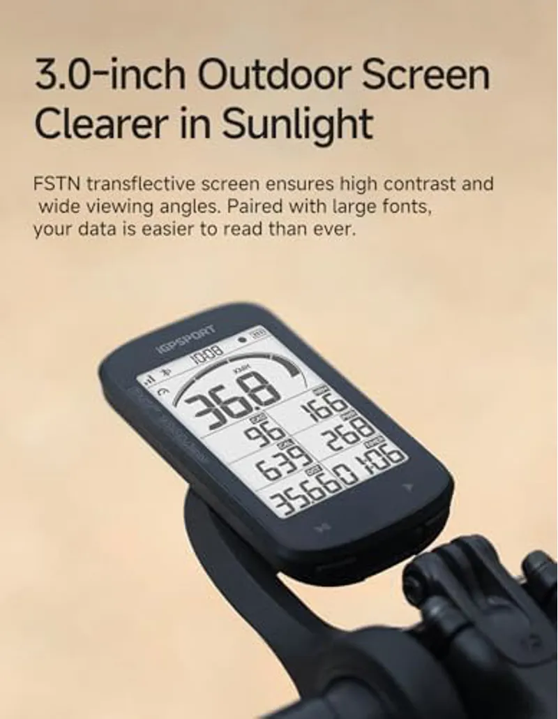 iGPSPORT BSC100s GPS Bike Computer 3 inch Screen-1