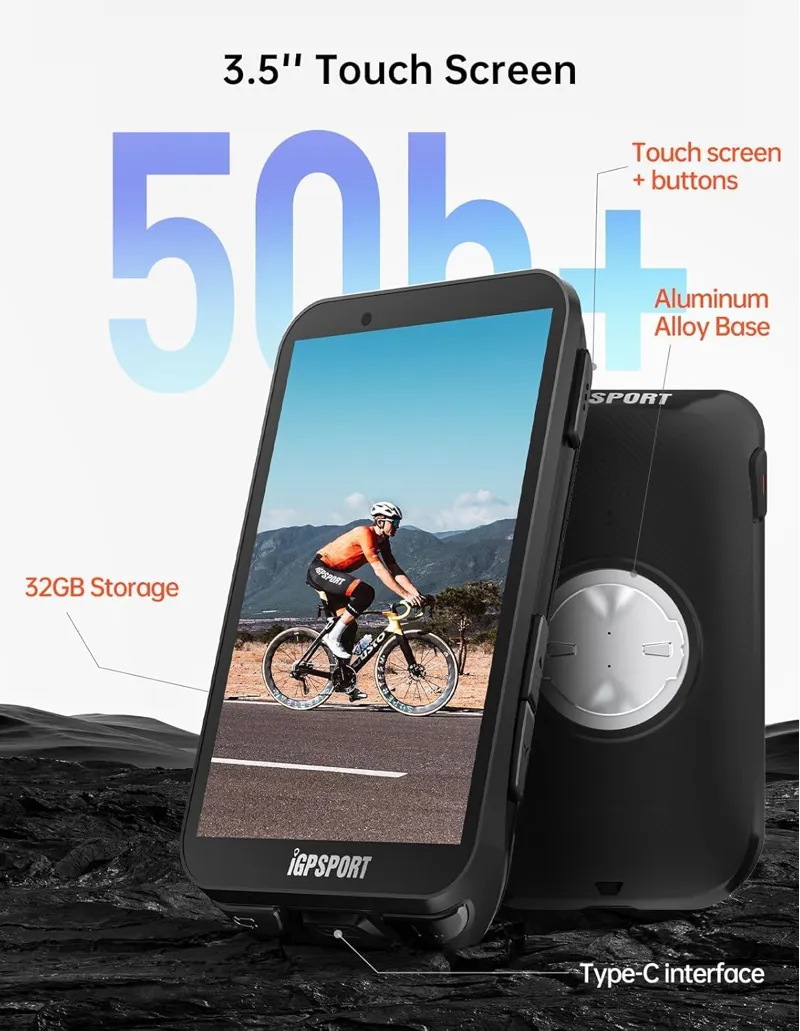 iGPSPORT iGS800 Bicycle GPS Computer 3.5 inch Touchscreen-1