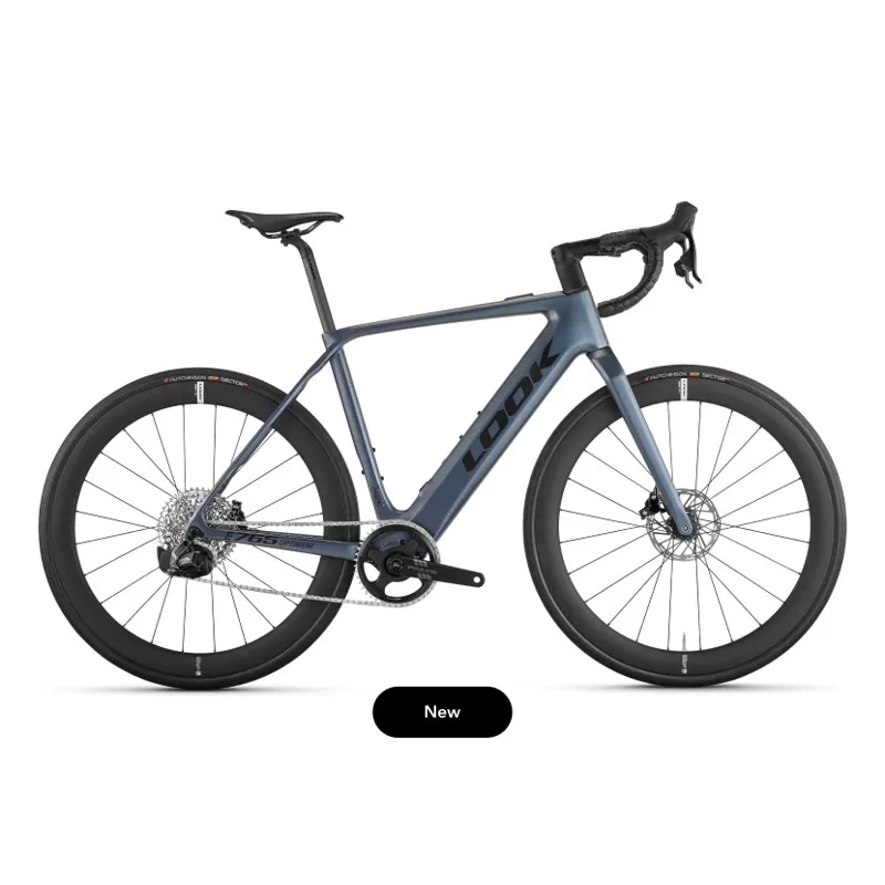 Look E-765 Optimum Rival AXS Electric Road Bike in Blue