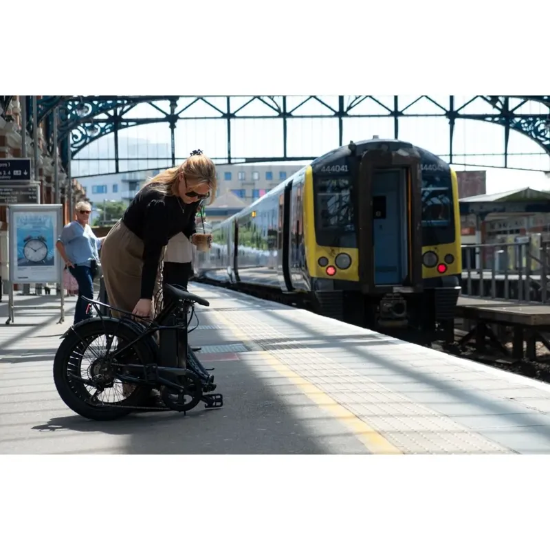 Reid eMetro Folding Electric City Commuter Bike 350W-3