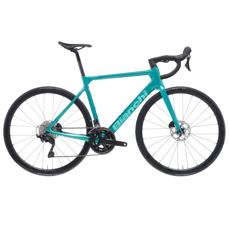 Bianchi Sprint 105 12spd Carbon Road Bike in Celeste Metallic/CK16