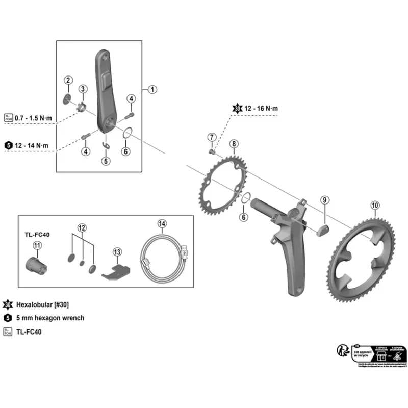 Shimano Spares FC-R9100-P Dura-Ace Magnet Setting Tool in Black-1